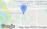 Map of Lakeview, AB